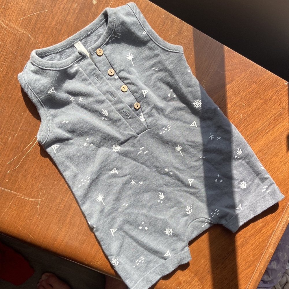 Rylee + Cru Nautical Summer Tank Onesie